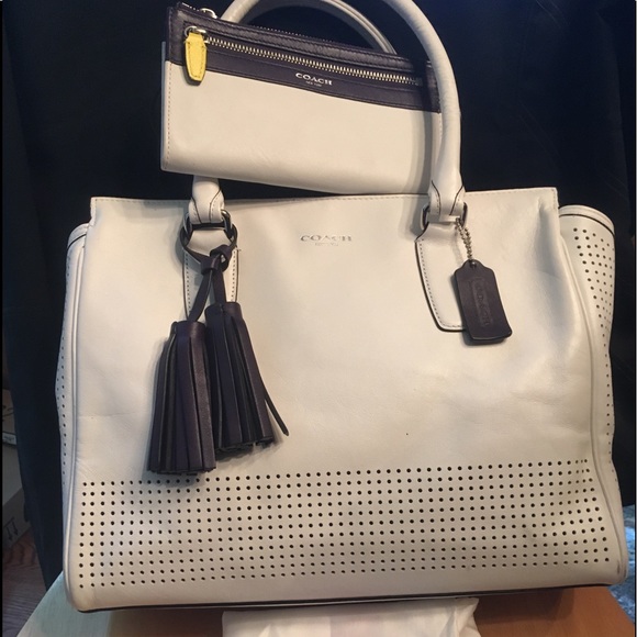 Coach Handbags - Coach Candace Carryall Purple tassels+Wallet